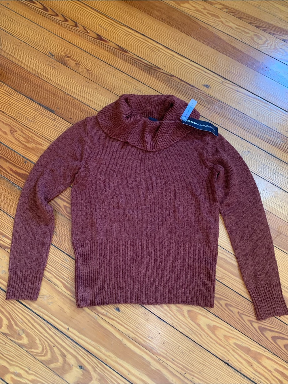 Norton McNaughton Women's Cowl Neck Sweater - Copper